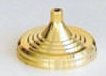 The tall gold plastic flag base for 1 4x6" desk flag from your smALL FLAGs store.