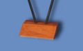 The walnut wood flag base for 2 4x6" desk flags from your smALL FLAGs store.