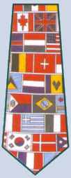 The Multiple Flag Necktie from your smALL FLAGs store.