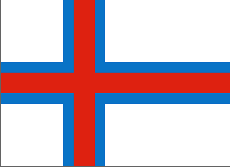 The Flag of the Faroe Islands.