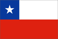 The flag of Chile.