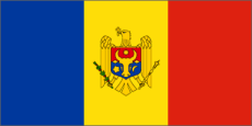 Flag of Moldova.