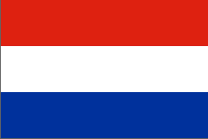 The flag of the Netherlands.
