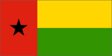 The flag of Guinea-Bissau