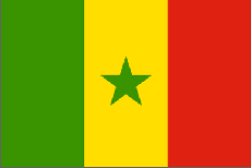 The flag of Senegal