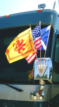 Cool flags from smALL FLAGs on one cool RV.