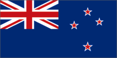 The current flag of New Zealand