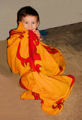 One cute fellow wrapped in a Fleece Flag Blanket from the smALL FLAGs store.